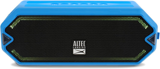 Altec Lansing - HydraJolt Wireless Bluetooth Speaker, Waterproof Portable Speakers with Built in Phone Charger and Lights, Everything Proof Outdoor, Shockproof, Snowproof, 16 Hours Playtime