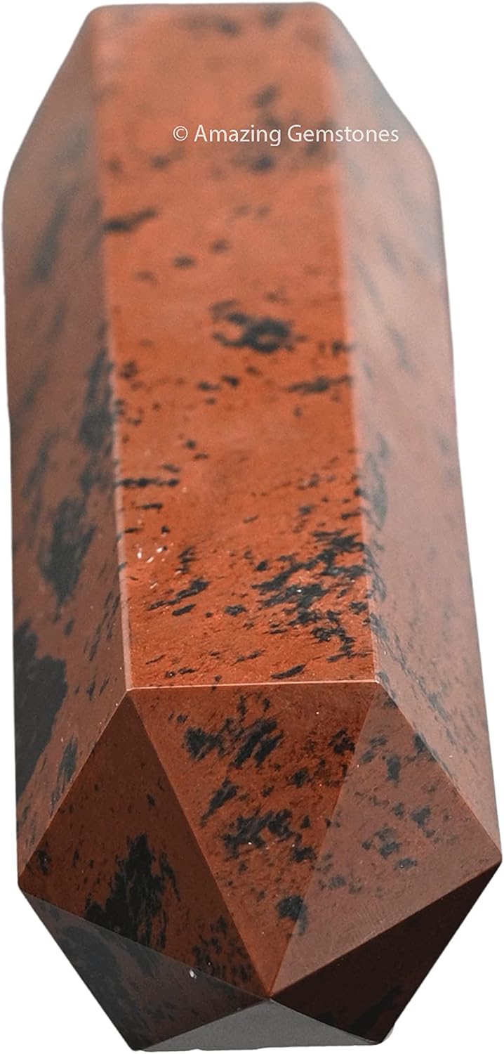 Amazing Gemstone Large Mahogany Obsidian Crystal Towers ~ Natural Healing Crystal Point Obelisk for Reiki Healing and Crystal Grid (5.5 to 6 INCH)