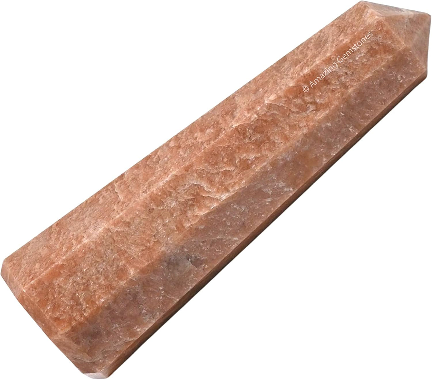 Amazing Gemstone Peach Moonstone Crystal Towers - Natural Healing Crystal Point Obelisk for Reiki Healing and Crystal Grid (2 Inch to 3 Inch)