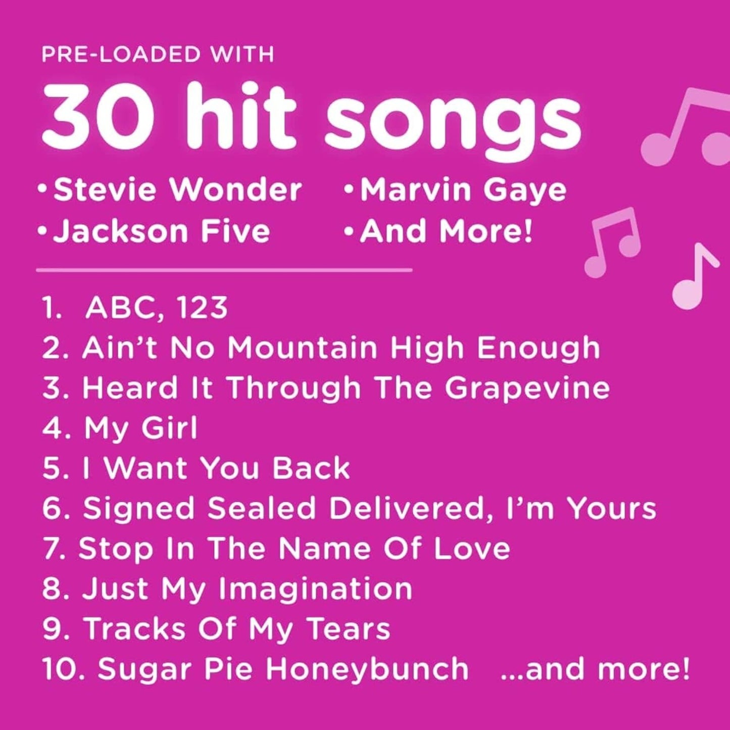 Move2Play, Kids Karaoke Microphone | Includes Bluetooth & Pre-Loaded Songs | Birthday Girls Present for All Ages, 2, 3, 4, 5+ Year Old Girls, Boys & Toddlers (Purple)