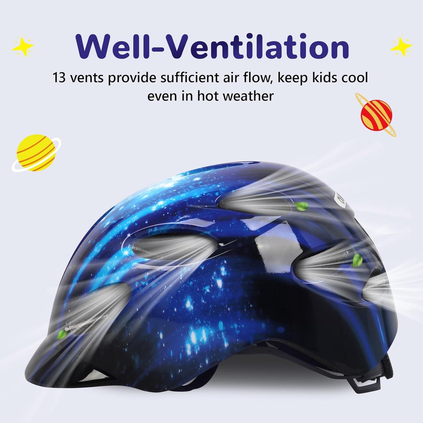 Kids/Youth Bike Helmet for Boys Girls and Teens, Adjustable and Multi-Sport for Bicycle, Kick Scooter, Skateboard, Roller/Inline Skate