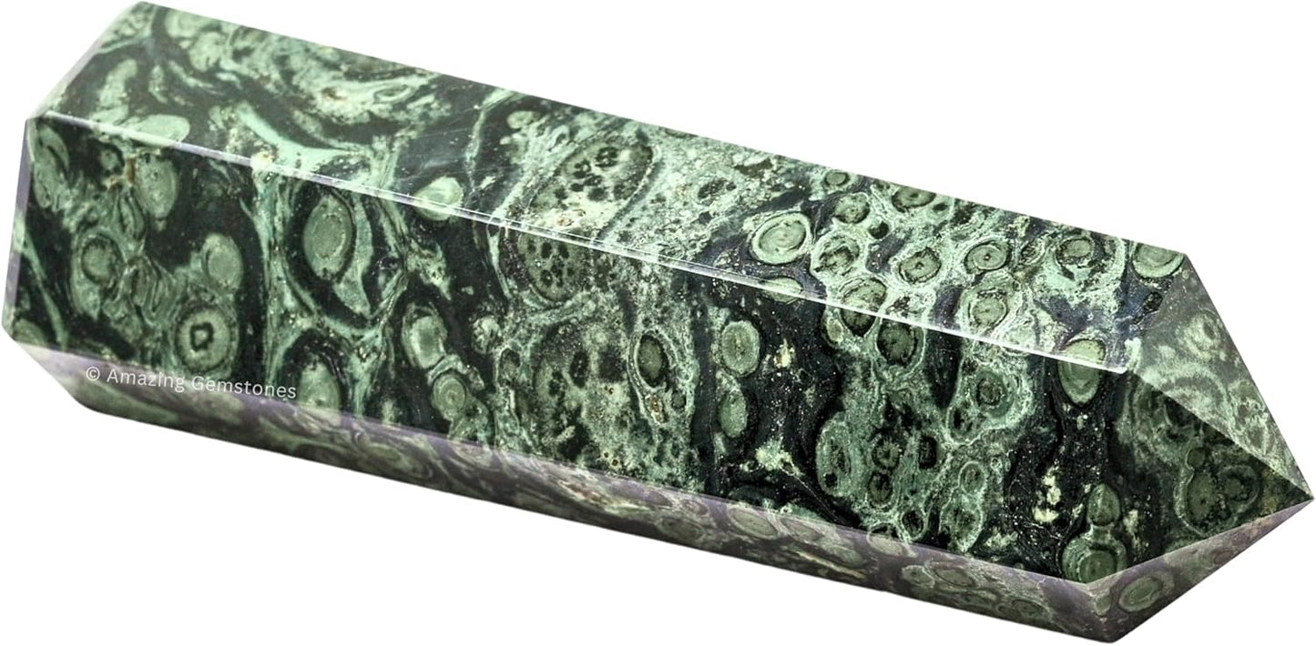 Amazing Gemstone Large Kambaba Jasper Crystal Towers ~ Natural Healing Crystal Point Obelisk for Reiki Healing and Crystal Grid (5.5" to 6" INCH)