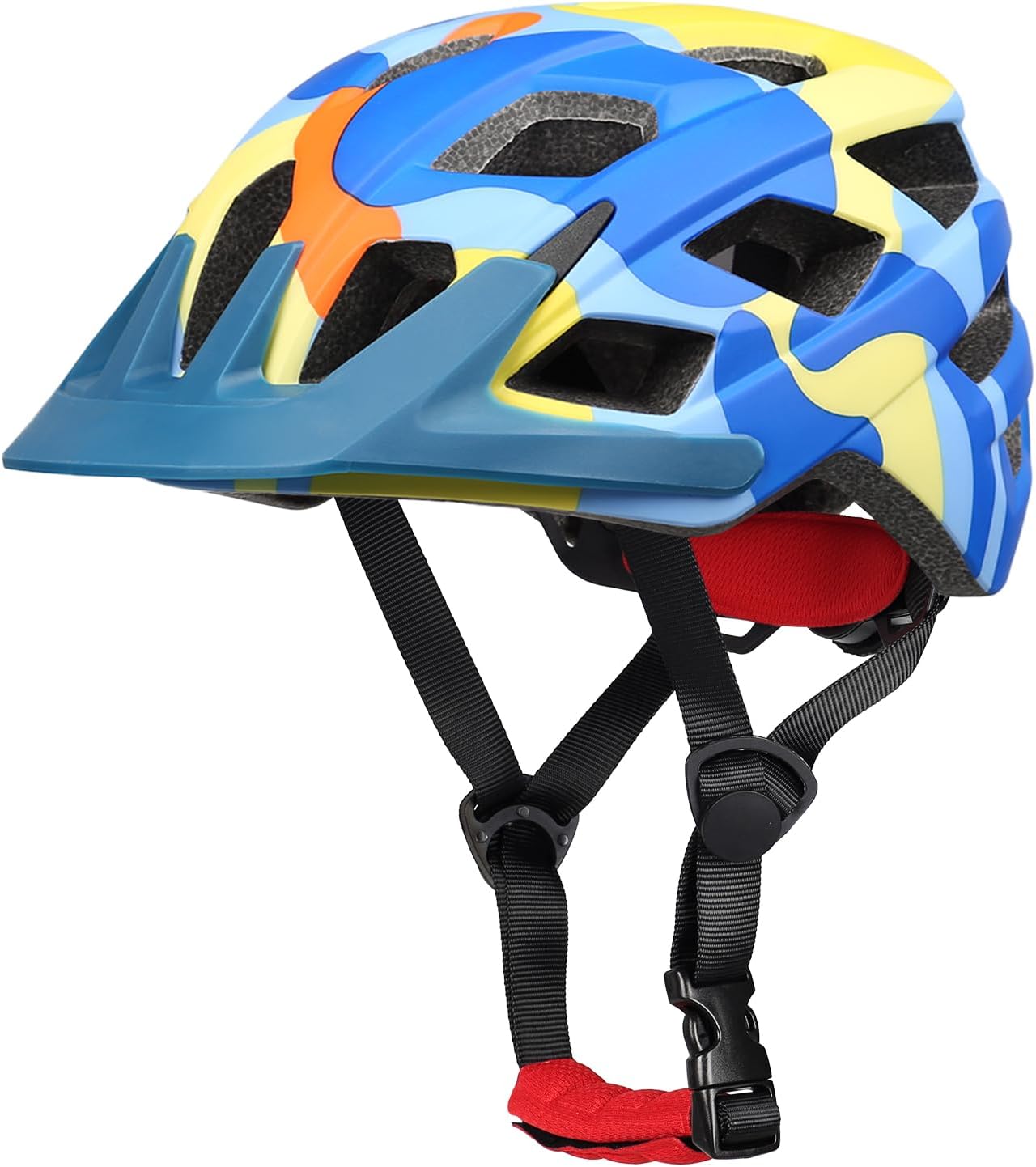 Kids Bike Helmet, 2 Size Adjustable for Youth Toddler Boys & Girls 3-5-8-10-12-14 Years, Child Helmets with Visor for Skating Cycling Scooter