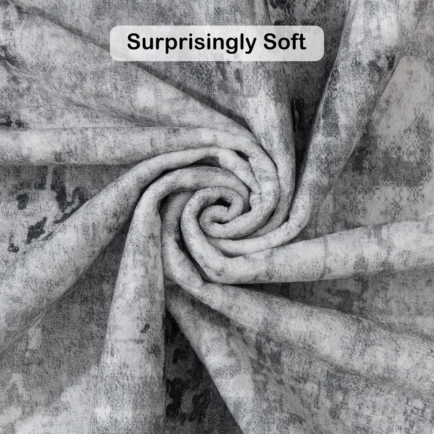 Kelarea Living Room Rug 5x7 Grey Rug Machine Washable Large Area Rugs, Non Slip Abstract Vintage Indoor Carpet for Bedroom, Nursery, Classroom, Dining Room, Home Office