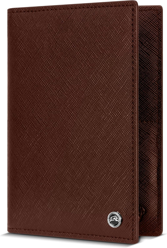 2 Passport Holder - Travel Essentials, RFID Blocking Wallet Credit Card Organiser, Plain Accessories Slim Cover For Men & Women