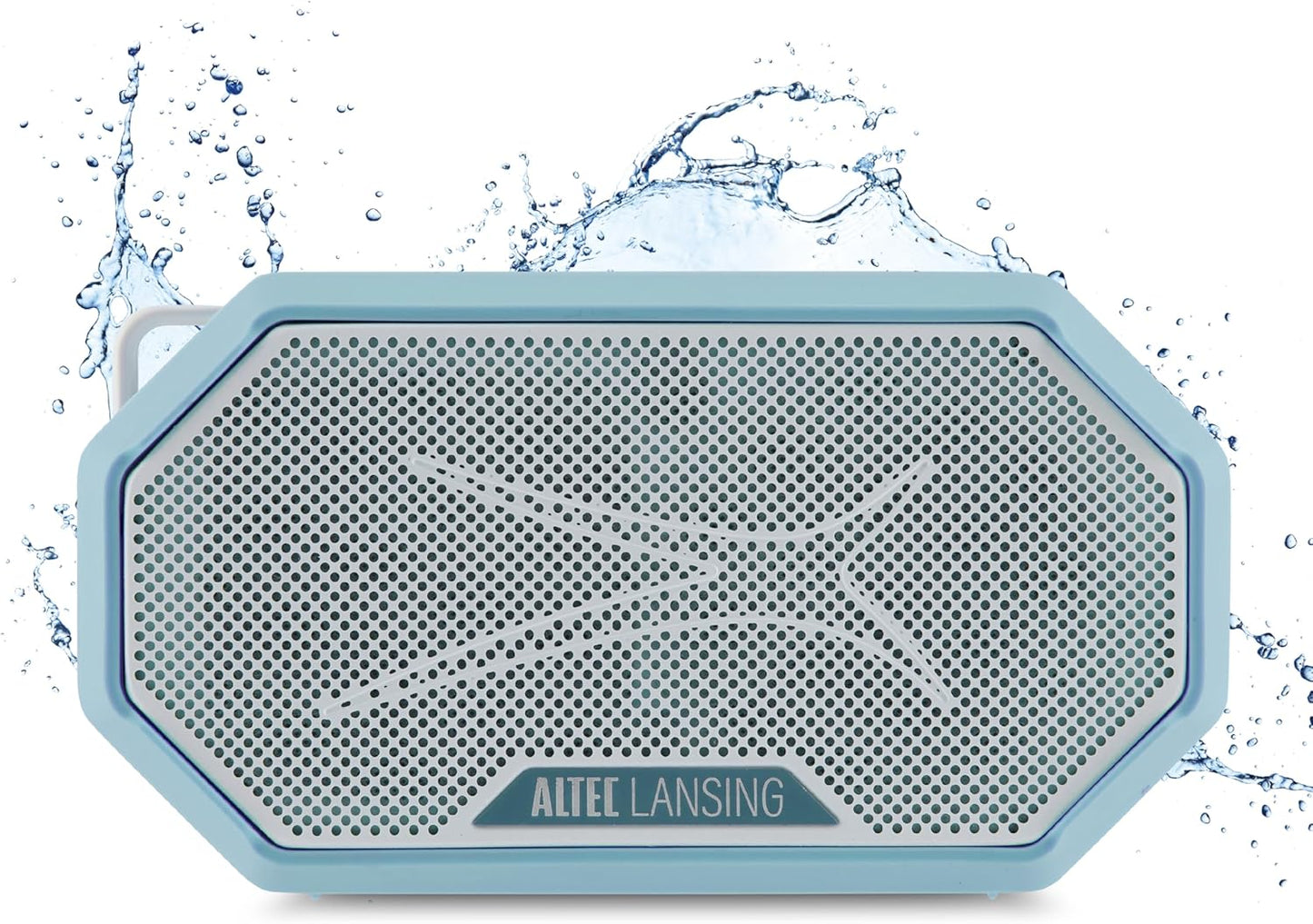 Altec Lansing Portable Bluetooth Speaker HYDRAMINI 2.0, IP67 Waterproof, Portable, 12h Playtime, Wireless Pairing, USB-C Quick Charge, Magnetic Bluetooth Speaker, Voice Assistant Integration