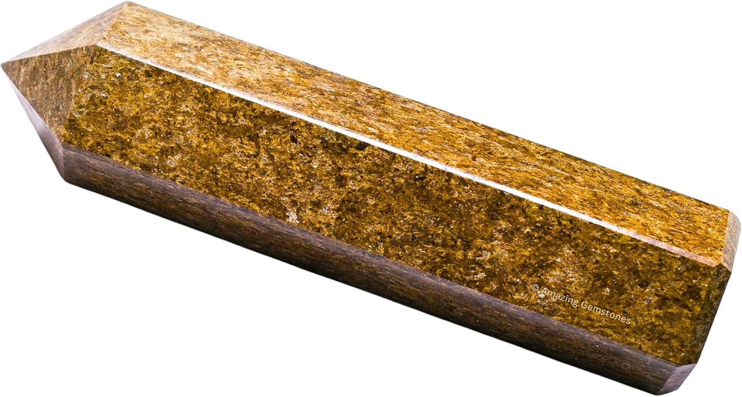 Amazing Gemstone Large Bronzite Crystal Towers ~ Natural Healing Crystal Point Obelisk for Reiki Healing and Crystal Grid (5.5" to 6" INCH)