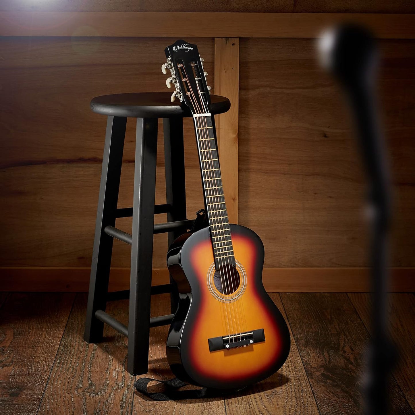 Ashthorpe 30-inch Beginner Acoustic Guitar Package (Sunburst), Basic Starter Kit w/Gig Bag, Strings, Strap, Tuner, Picks