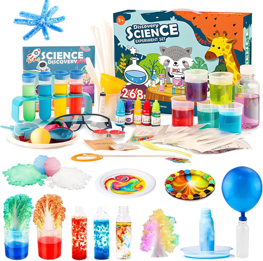 268+ Experiments Science Kit for Kids 6-12,Chemistry and Physics Educational Learning Scientific Set and STEM Project,Birthday Gifts and Toys for Boys Girls