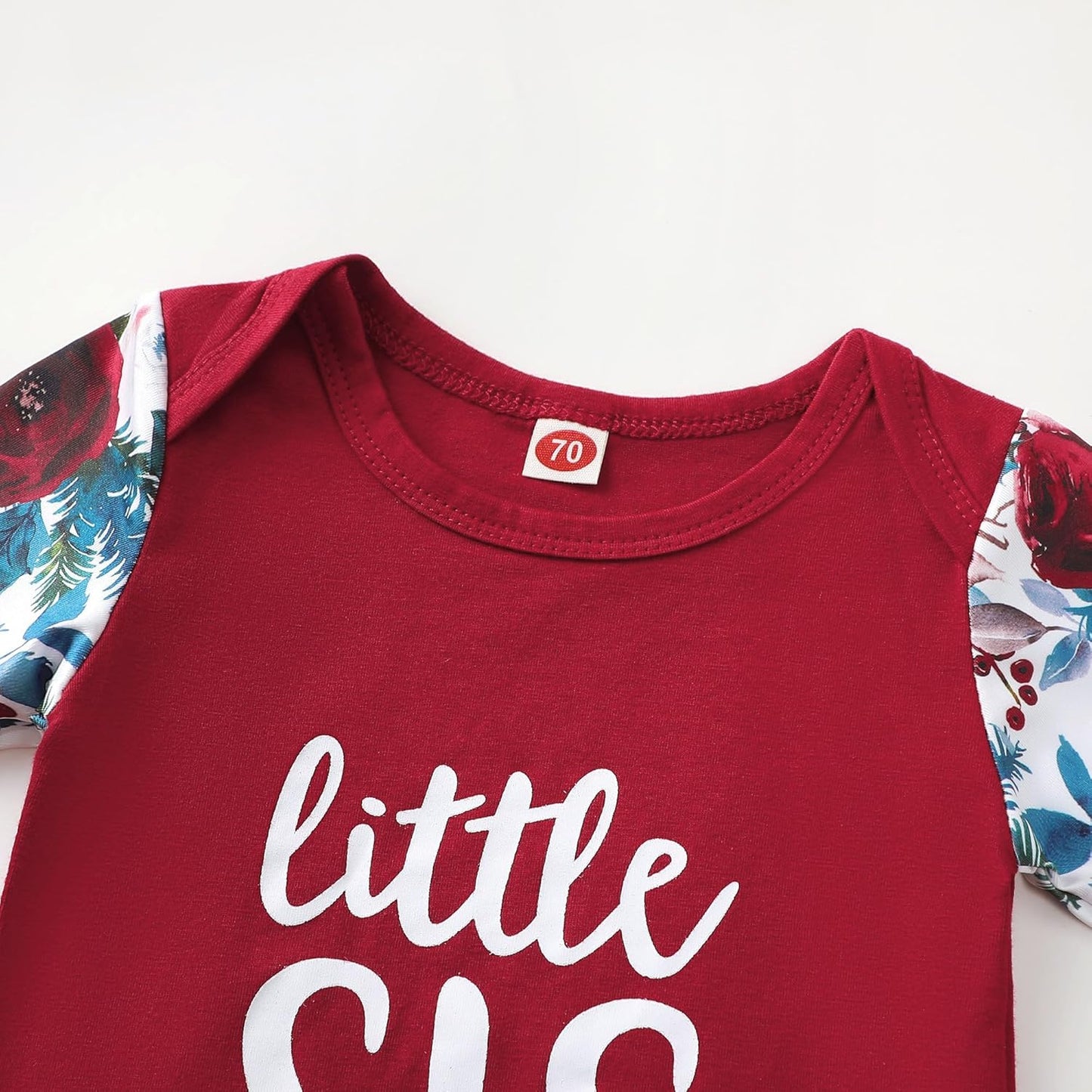 AMAWMW Newborn Baby Girl Little Sister Sleeper Gown Stripe Long Sleeve Nightgown Pajamas Gifts Stuff Essential Outfit