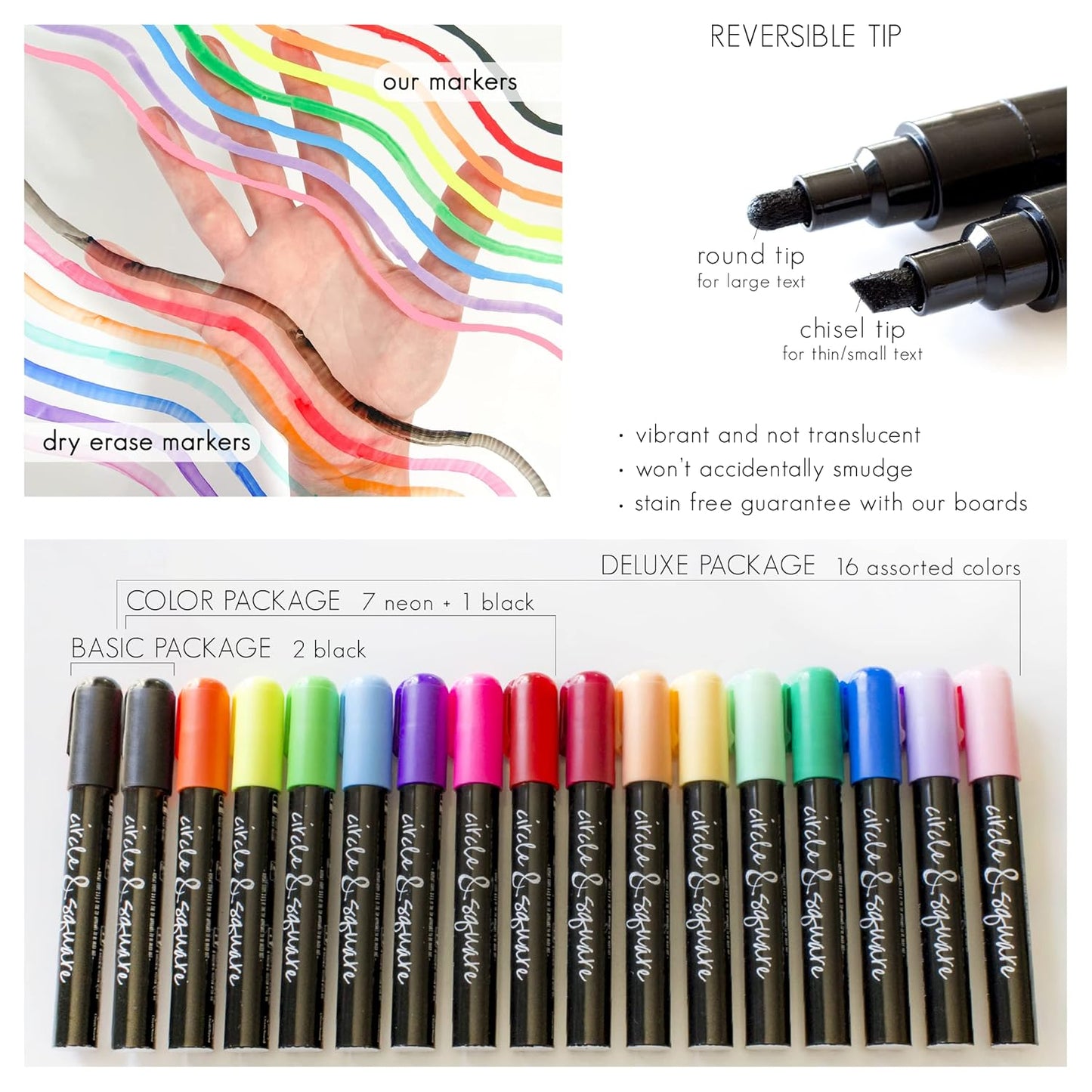 Personalized Dry Erase Wall Calendar with Custom To do list and Notes Organization Sections | Large Whiteboard Calendar (24" W x 18" H, White-Washed Frame)