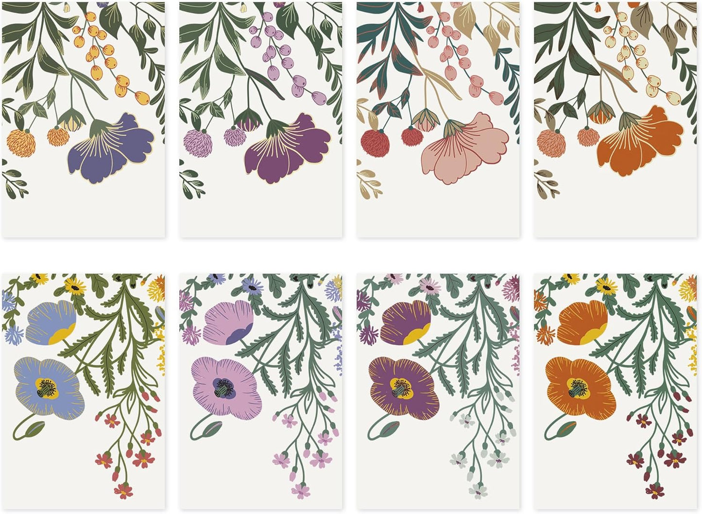 Wall Calendar 2025-2026, Floral Design Wall Calendar with Thick Paper, 18 Months Runs from July 2025 - December 2026, 12" x 15", Twin-Wire Binding, Perfect for Planning