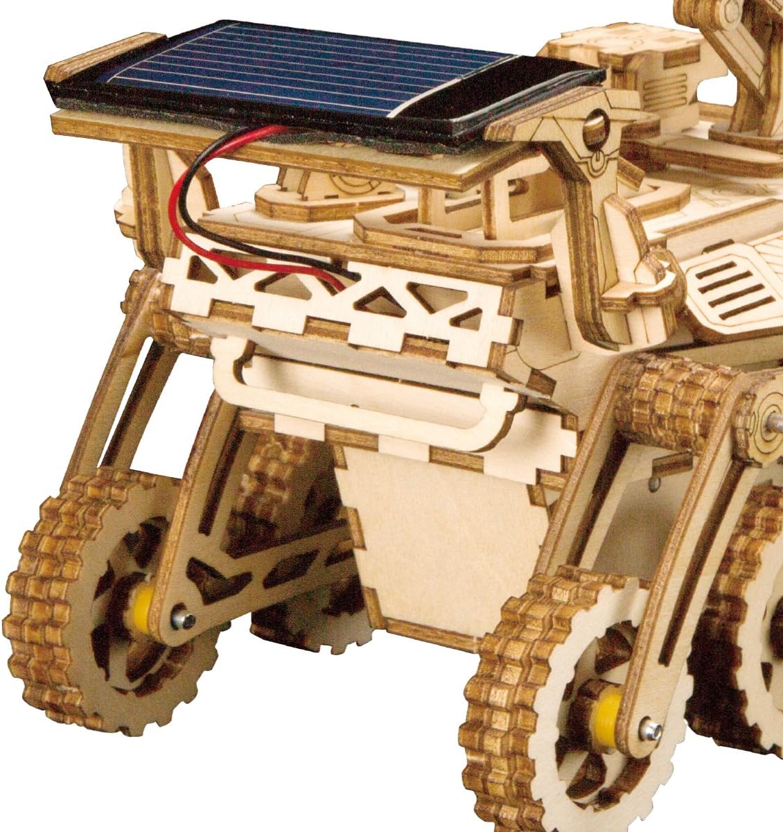 ROKR Assemble Solar Energy Powered Cars-Moveable 3D Wooden Puzzle Toys-Funny Teaching Educational-Home Deco-Model Building Sets-Best Christmas,Birthday Gift for Boys,Children,Adult (Curiosity Rover)