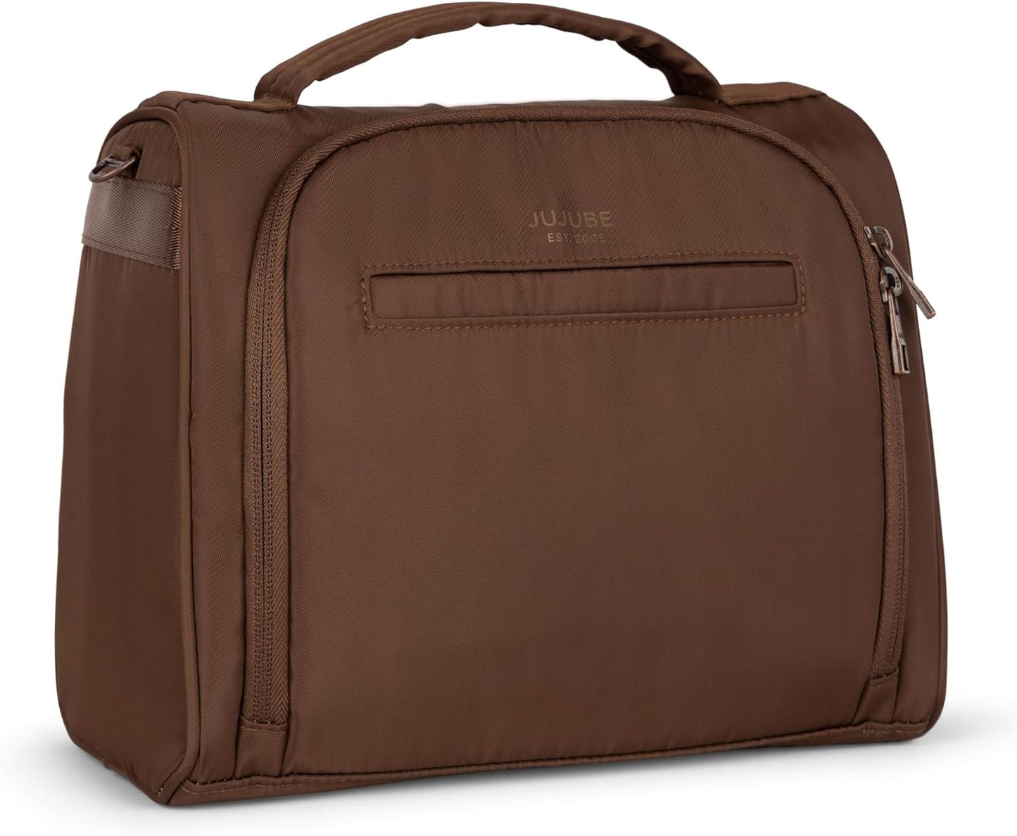 JuJuBe Insulated Bottle Bag, Breastmilk Storage Bag for Baby Bottles, Travel Insulated Lunch or Cooler with Handle, Waterproof Lining for Nursing, Milk, Food, Baby Formula, Snacks, Daycare, Espresso