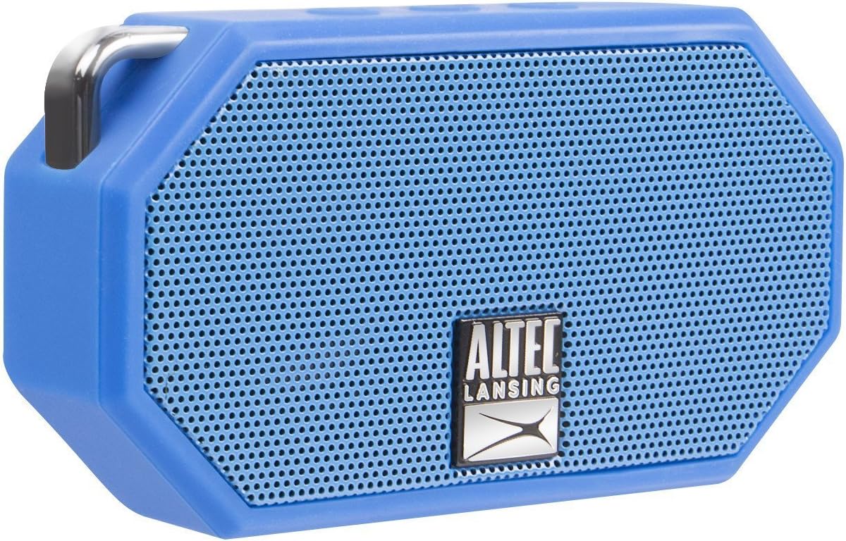 Altec Lansing Mini H2O - Waterproof Bluetooth Speaker, IP67 Certified & Floats in Water, Compact & Portable Speaker for Hiking, Camping, Pool, and Beach