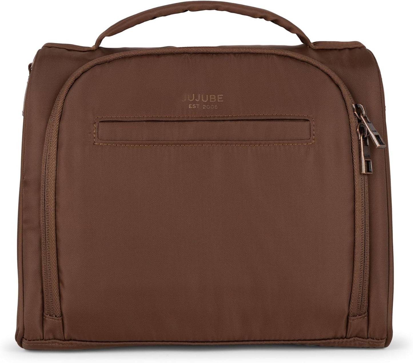 JuJuBe Insulated Bottle Bag, Breastmilk Storage Bag for Baby Bottles, Travel Insulated Lunch or Cooler with Handle, Waterproof Lining for Nursing, Milk, Food, Baby Formula, Snacks, Daycare, Espresso