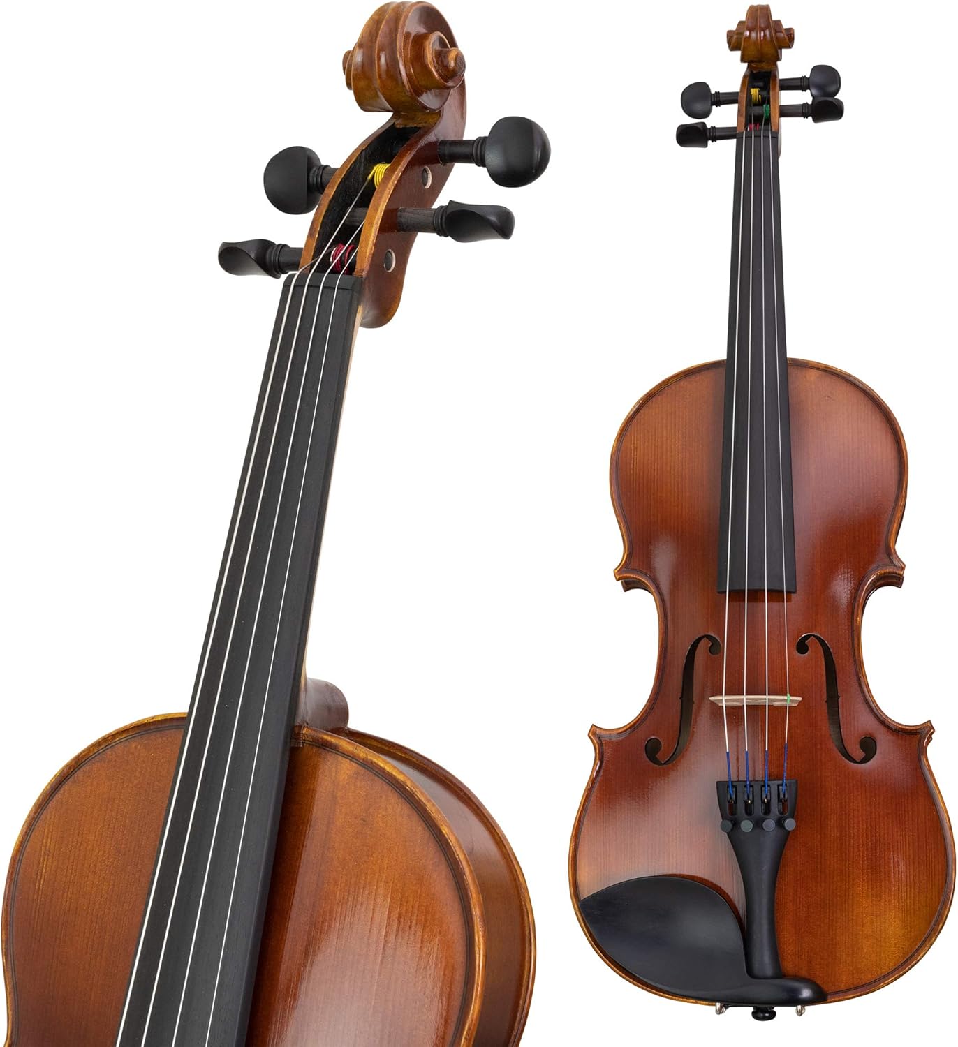 Kennedy Violins Louis Carpini G2 Violin Outfit (1/2) CLEARANCE Carrying Case and Accessories Included — Solid Maple Wood and Ebony Fittings
