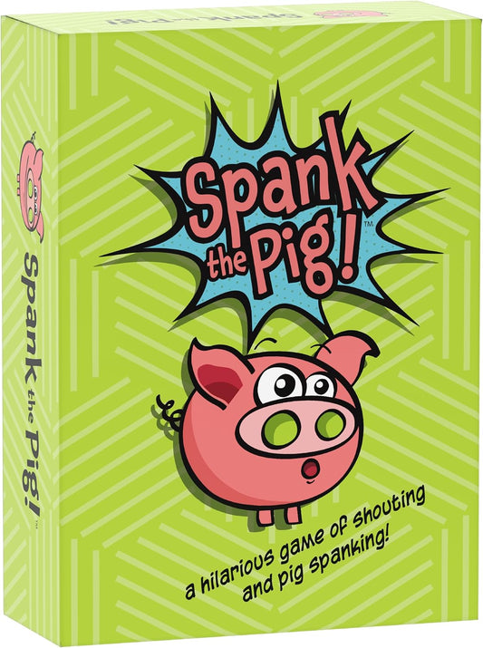 Spank The Pig! - Hilarious & Fun Family Card Game for Kids, Teens & Adults, Funny Fast Paced Games for 2-7 Players