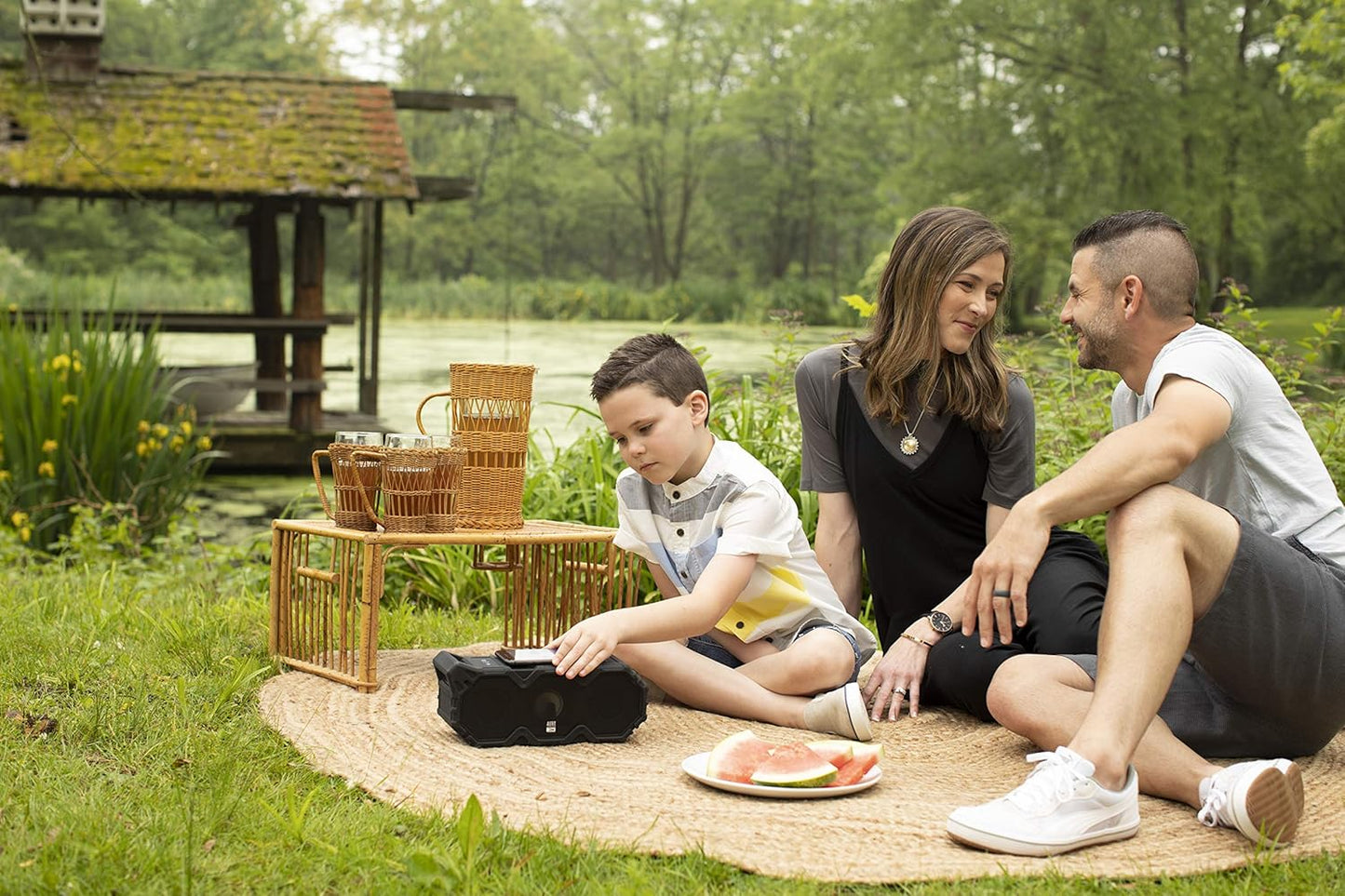 Altec Lansing Super LifeJacket Jolt - Waterproof Bluetooth Speaker, Durable & Portable with Qi Wireless Charging and Customizable Lights, Wireless Speaker for Travel & Outdoor Use