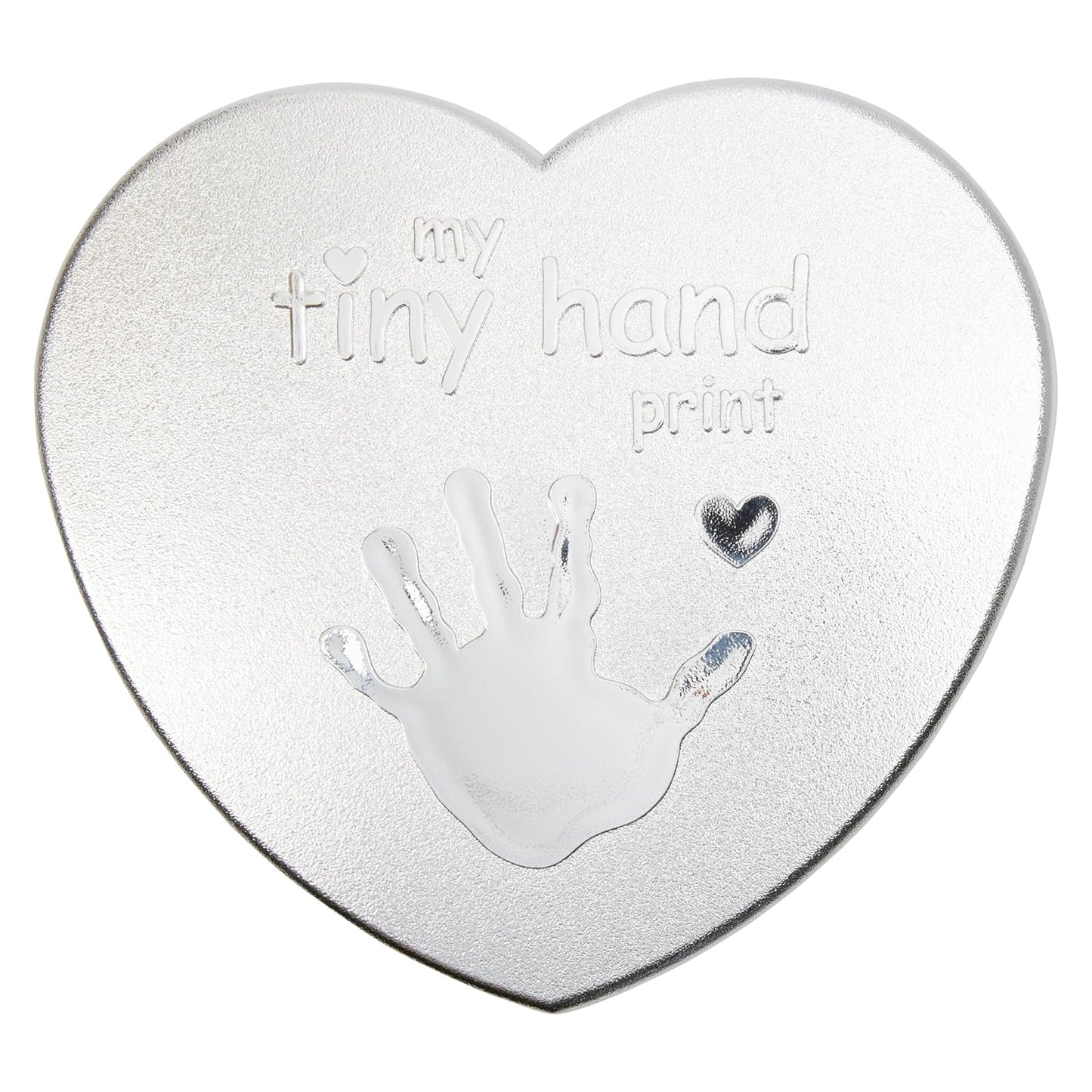 C.R. Gibson 3 Piece Baby Handprint & Footprint Kit, 6.5" x 6.25", Heart First
