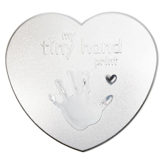 C.R. Gibson 3 Piece Baby Handprint & Footprint Kit, 6.5" x 6.25", Heart First
