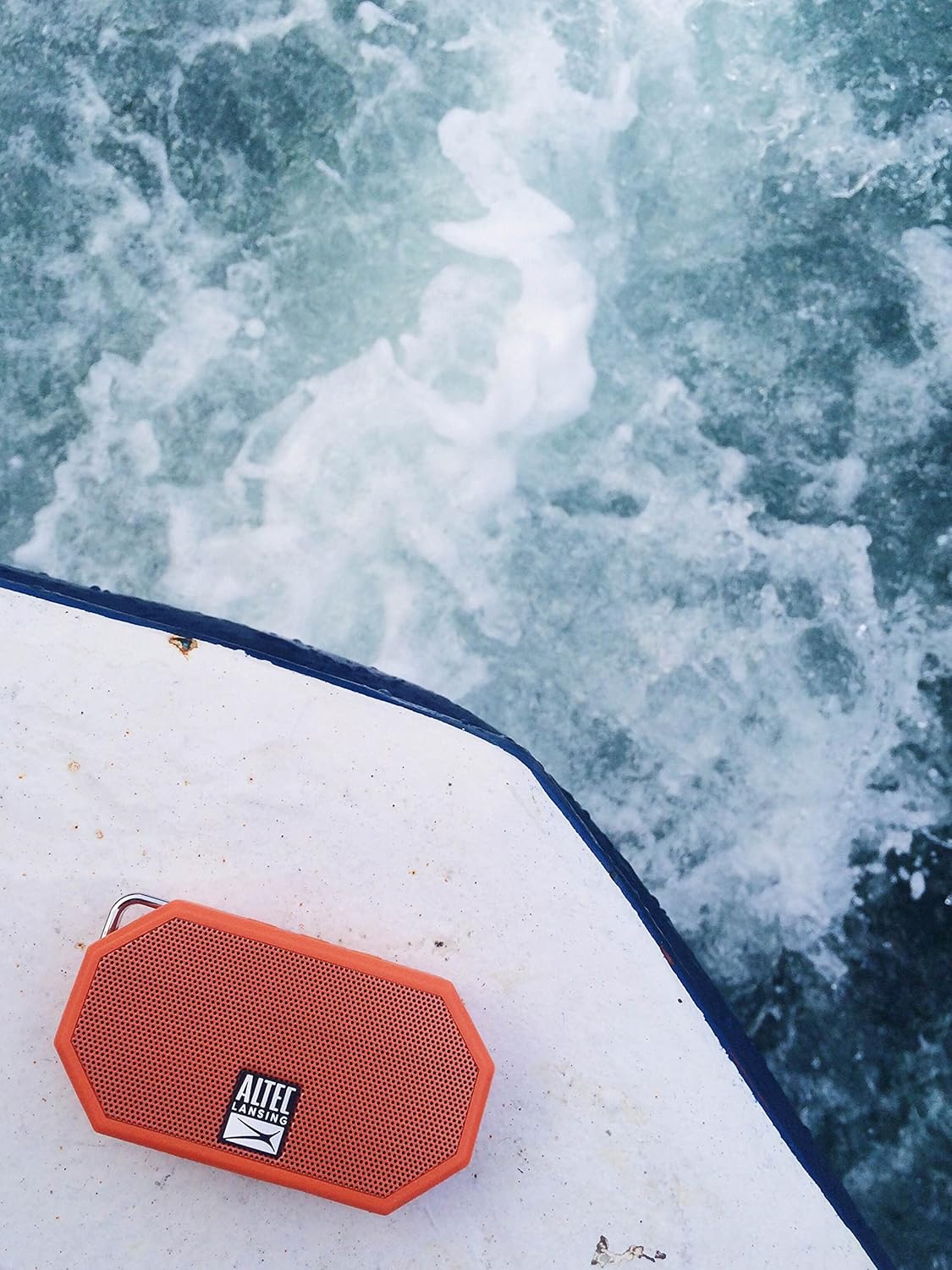 Altec Lansing Mini H2O - Waterproof Bluetooth Speaker, IP67 Certified & Floats in Water, Compact & Portable Speaker for Hiking, Camping, Pool, and Beach, Red